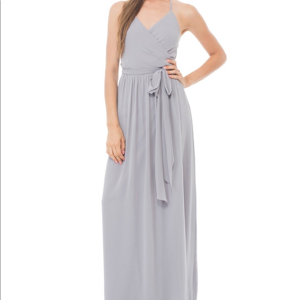 Joanna August Ceremony DC long halter dress XS